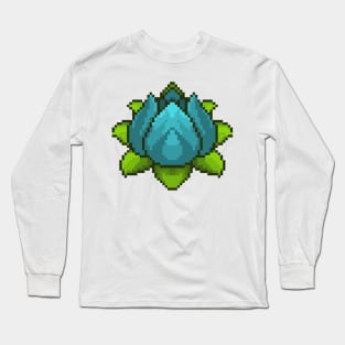 Pixel wild plant Long Sleeve T-Shirt